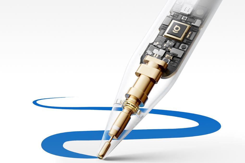 Bút cảm ứng Baseus Smooth Writing PS3 Pro 360° Touch Operation Wired Charging Stylus Moon White BS-PS054 Màu Trắng