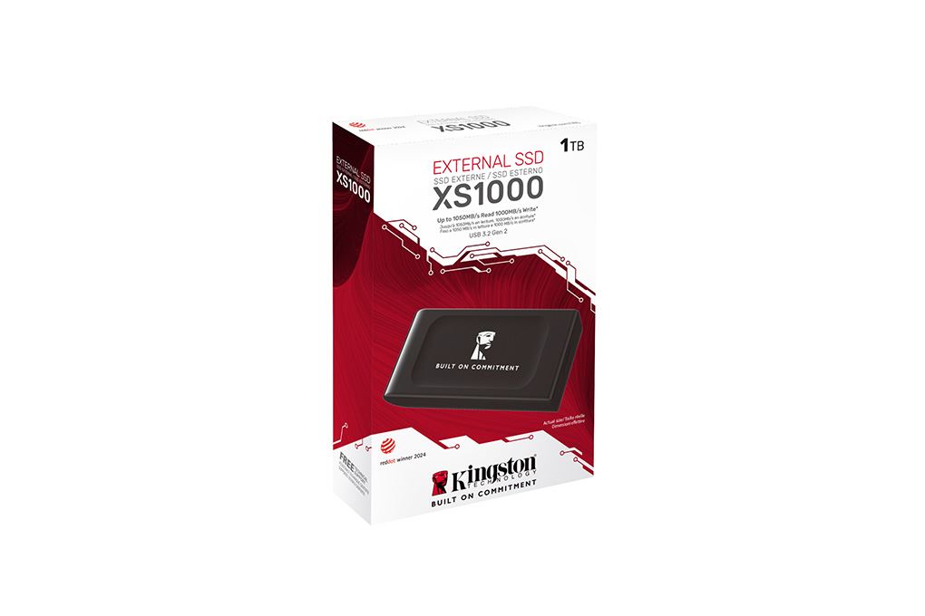 Ổ cứng SSD 1TB Kingston Portable Màu Đen