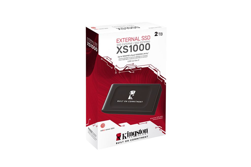 Ổ cứng SSD 2TB Kingston Portable Màu Đen