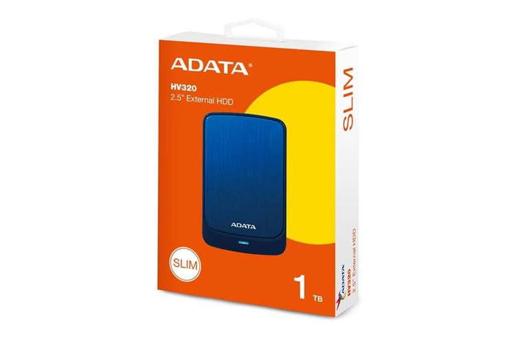 Ổ cứng HDD 1TB Adata Portable AHV320 Màu Xanh Dương