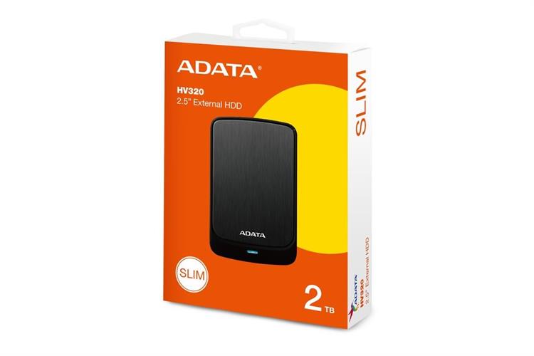 Ổ cứng HDD 2TB Adata Portable AHV320 Màu Đen