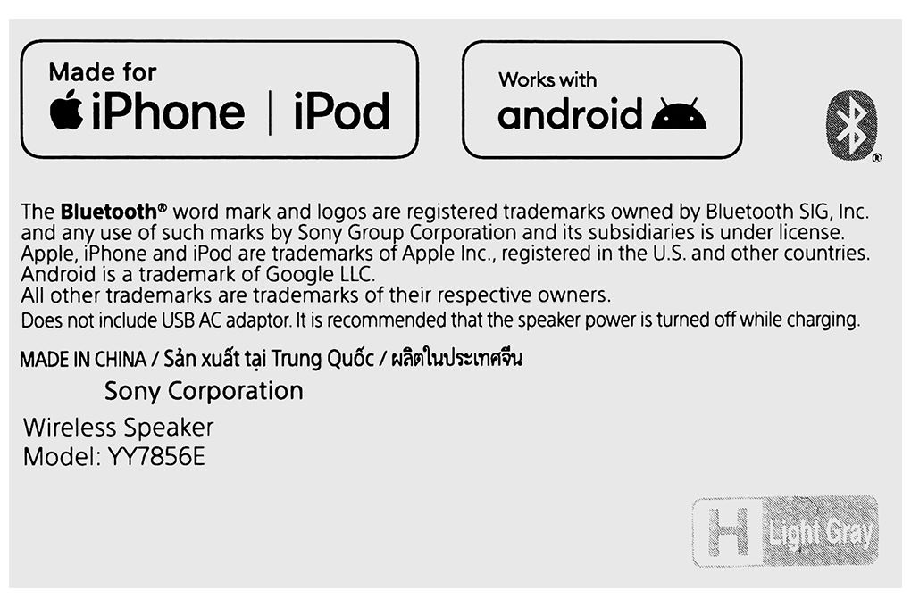 Loa Bluetooth Sony SRS-XB100 Màu Trắng