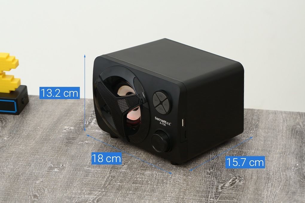 Loa vi tính Bluetooth Soundmax A700 Màu Đen