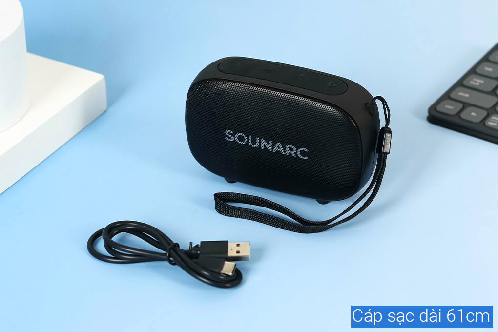 Loa Bluetooth Sounarc P1 Portable Speaker Màu Đen
