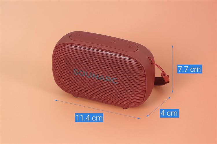 Loa Bluetooth Sounarc P1 Portable Speaker Màu Đỏ đô
