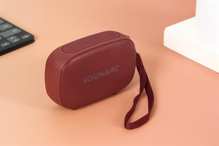 Loa Bluetooth Sounarc P1 Portable Speaker Màu Đỏ đô