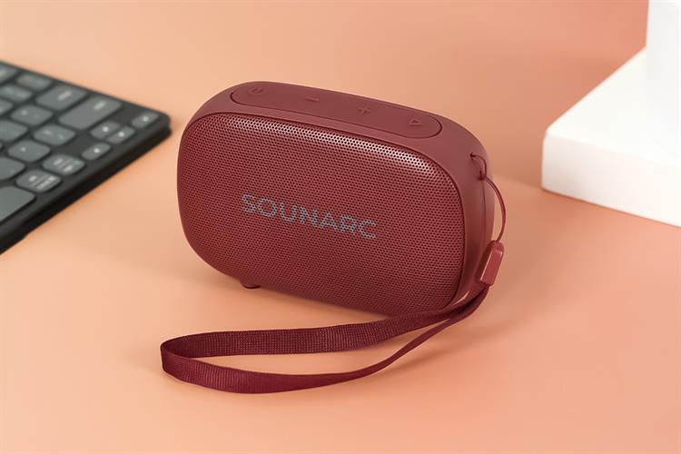 Loa Bluetooth Sounarc P1 Portable Speaker Màu Đỏ đô