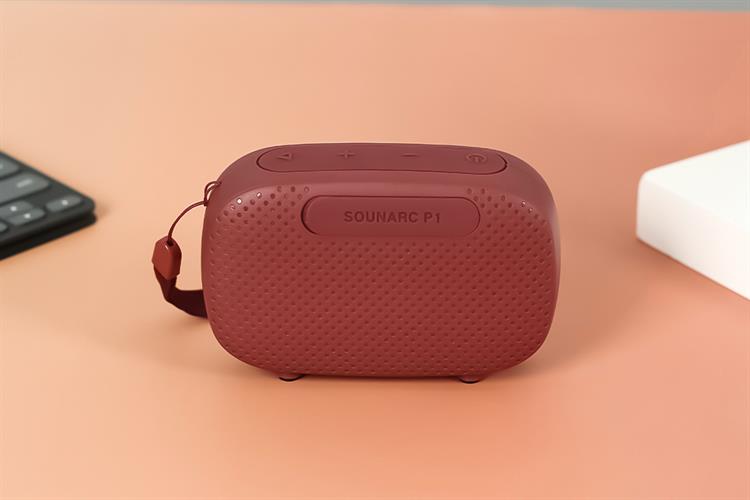 Loa Bluetooth Sounarc P1 Portable Speaker Màu Đỏ đô