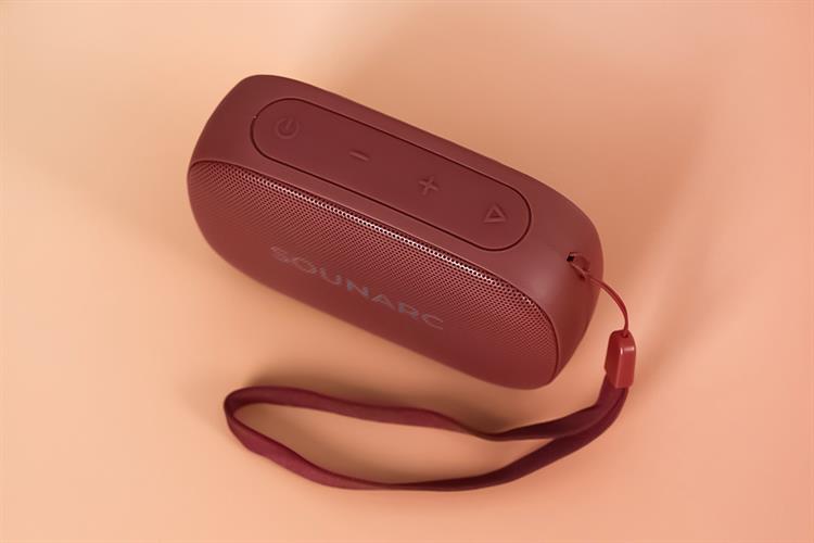 Loa Bluetooth Sounarc P1 Portable Speaker Màu Đỏ đô