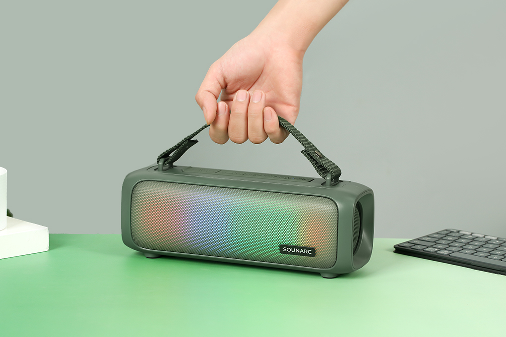 Loa Bluetooth Sounarc P3 Portable Speaker Màu Xanh rêu