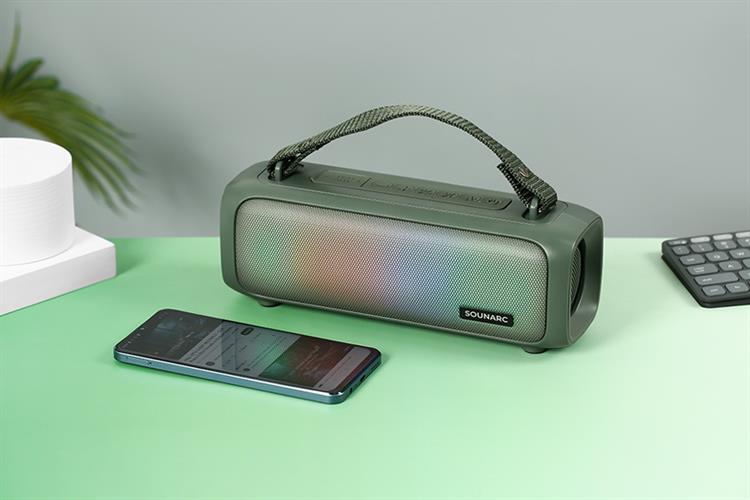 Loa Bluetooth Sounarc P3 Portable Speaker Màu Xanh rêu