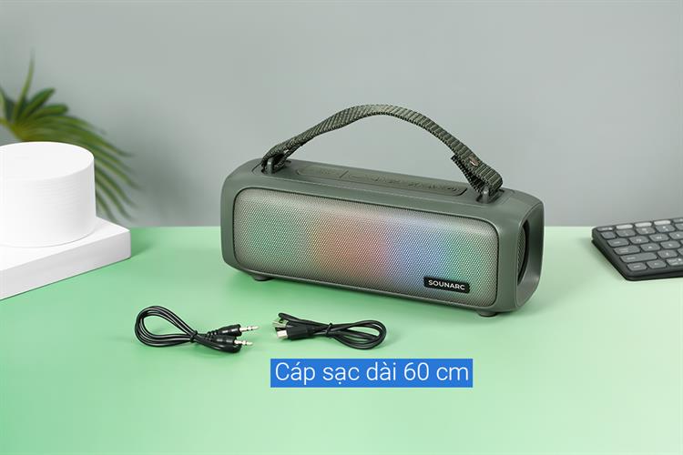 Loa Bluetooth Sounarc P3 Portable Speaker Màu Xanh rêu