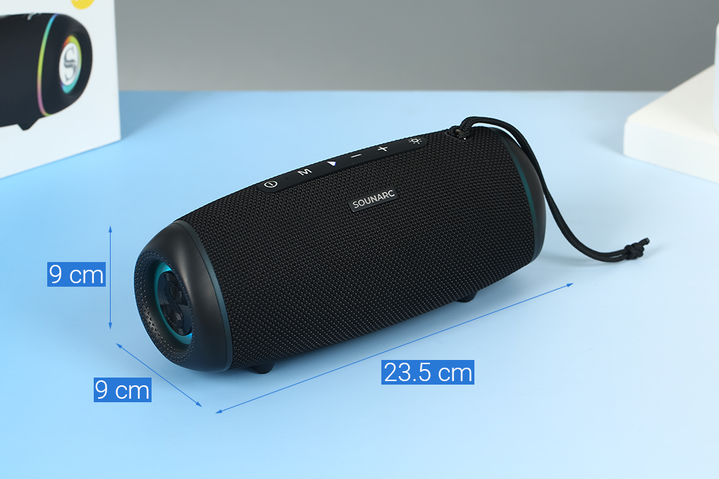 Loa Bluetooth Sounarc R1 Portable Speaker Màu Đen