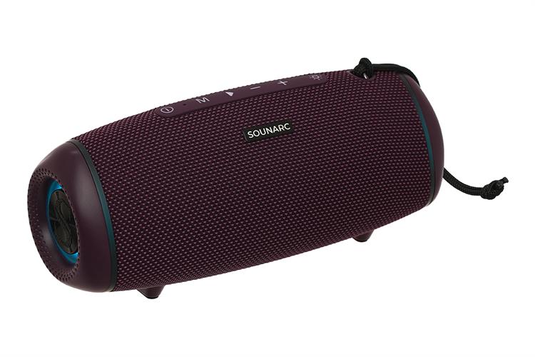 Loa Bluetooth Sounarc R1 Portable Speaker Màu Đỏ đô