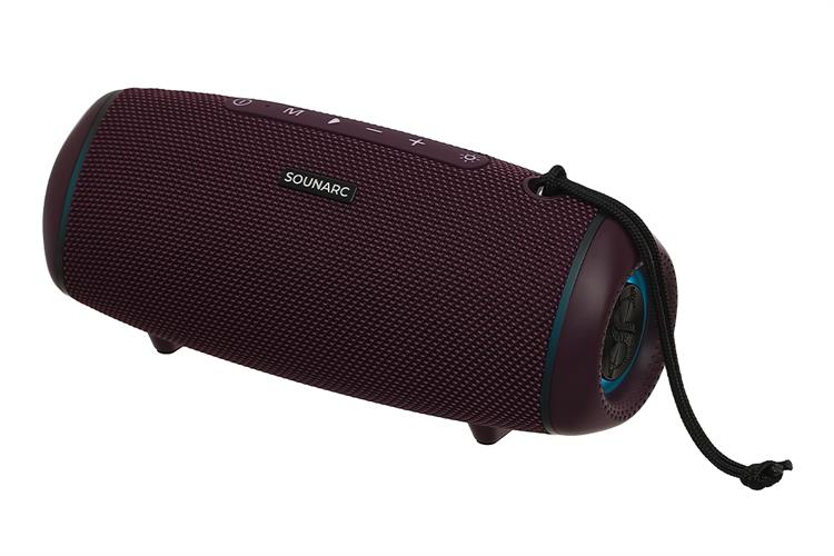 Loa Bluetooth Sounarc R1 Portable Speaker Màu Đỏ đô