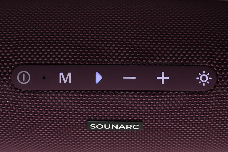 Loa Bluetooth Sounarc R1 Portable Speaker Màu Đỏ đô