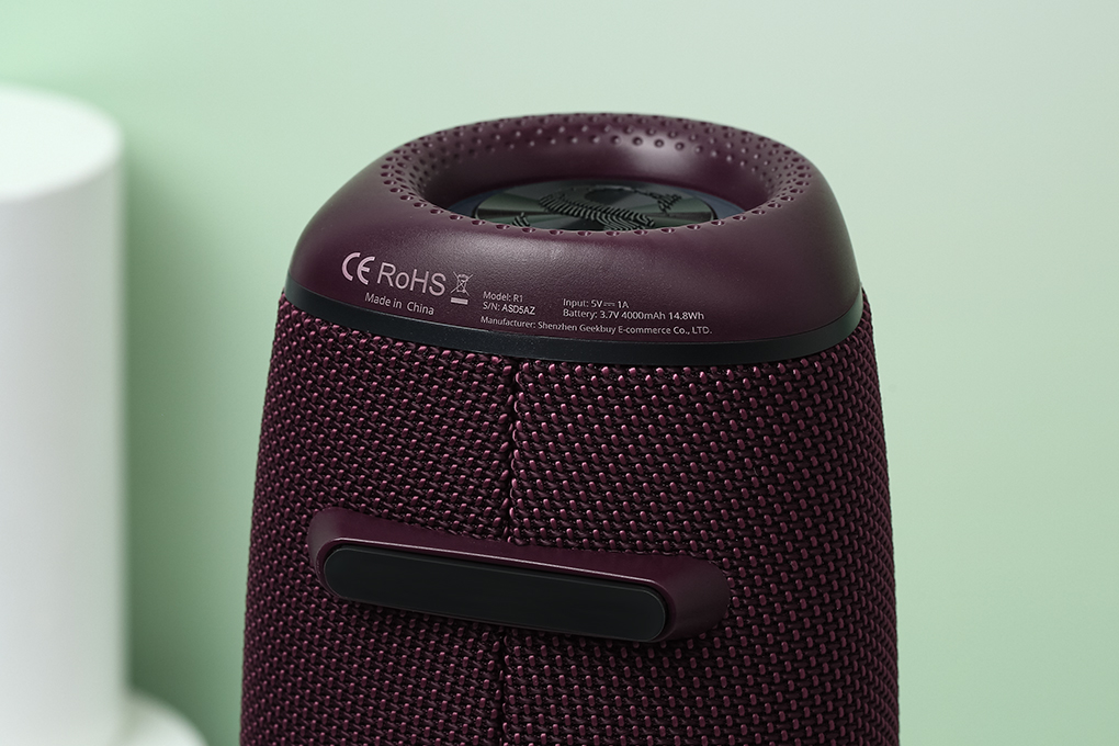 Loa Bluetooth Sounarc R1 Portable Speaker Màu Đỏ đô