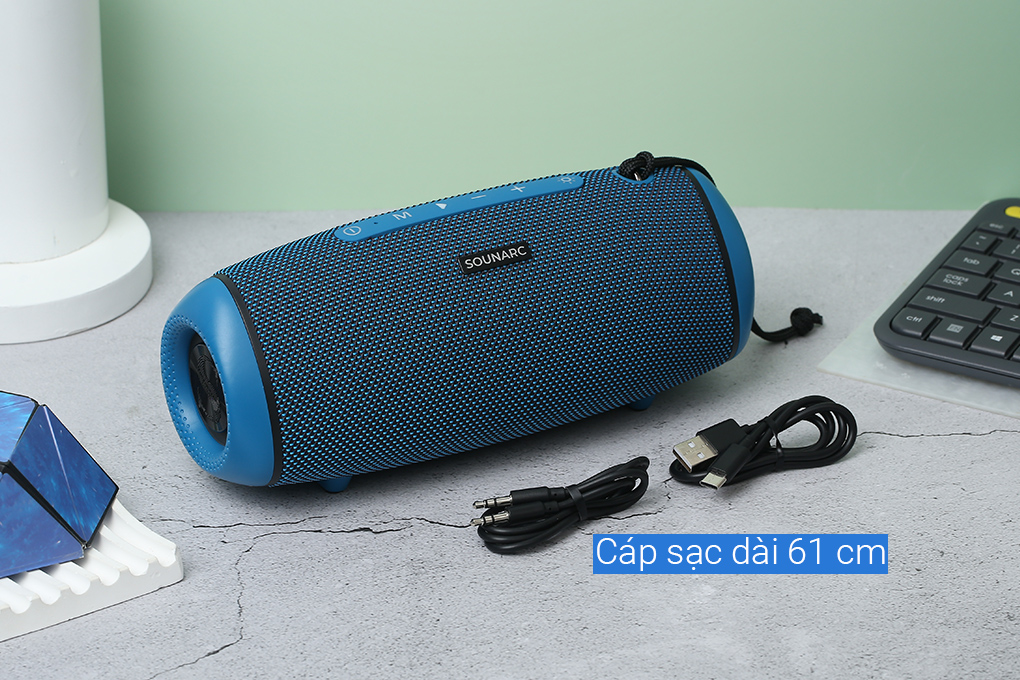 Loa Bluetooth Sounarc R1 Portable Speaker Màu Xanh Dương