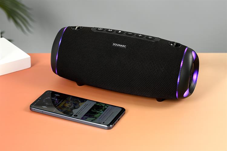 Loa Bluetooth Sounarc R2 Portable Speaker Màu Đen