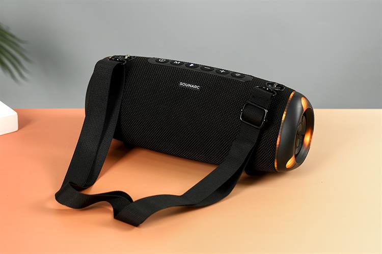 Loa Bluetooth Sounarc R2 Portable Speaker Màu Đen