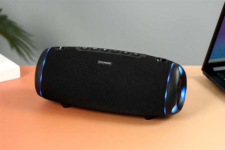 Loa Bluetooth Sounarc R2 Portable Speaker Màu Đen
