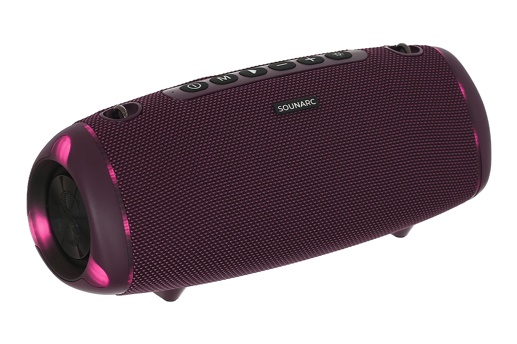 Loa Bluetooth Sounarc R2 Portable Speaker Màu Đỏ đô