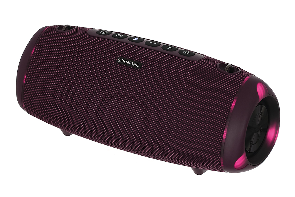 Loa Bluetooth Sounarc R2 Portable Speaker Màu Đỏ đô