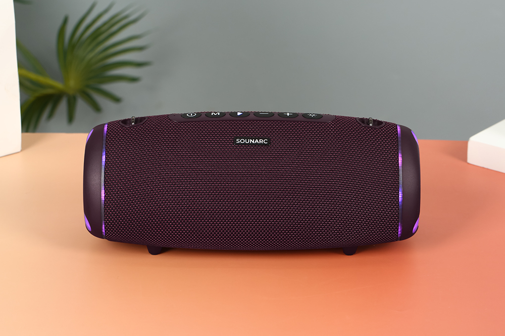 Loa Bluetooth Sounarc R2 Portable Speaker Màu Đỏ đô