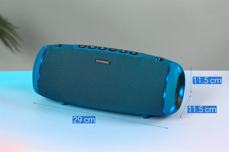 Loa Bluetooth Sounarc R2 Portable Speaker Màu Xanh Dương