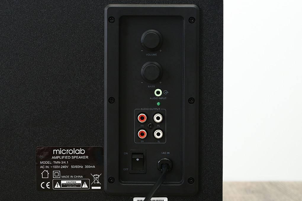 Loa vi tính Microlab TMN3 4.1 Màu Đen
