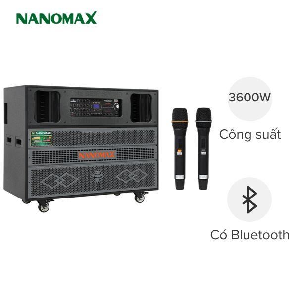 Loa kéo karaoke Nanomax Pro-9500 3600W