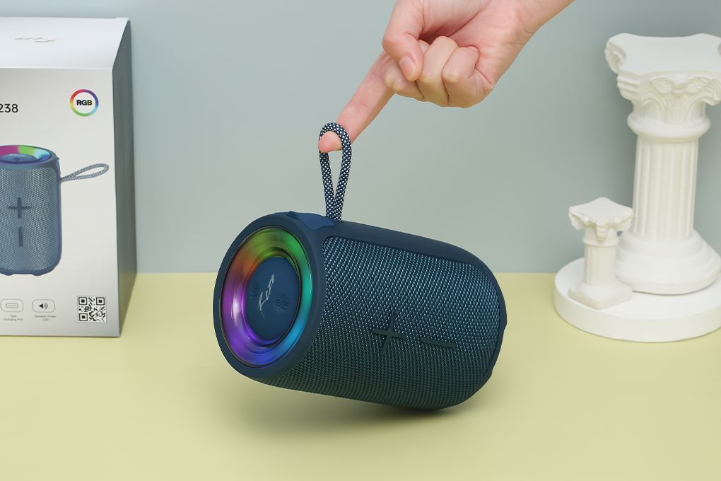 Loa Bluetooth Rezo Light K238 Màu Xanh Dương
