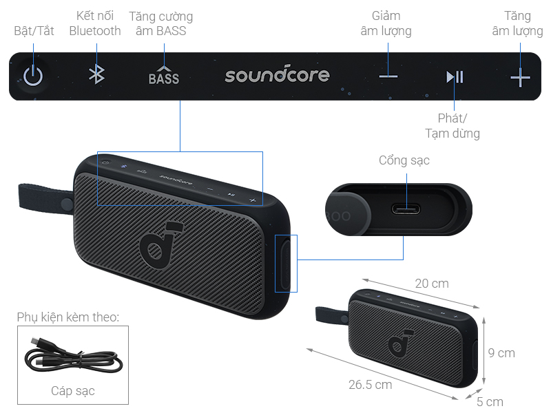 Loa Bluetooth soundcore Motion 300