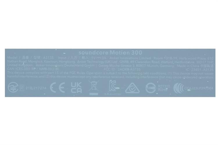 Loa Bluetooth soundcore Motion 300 Màu Xanh Dương