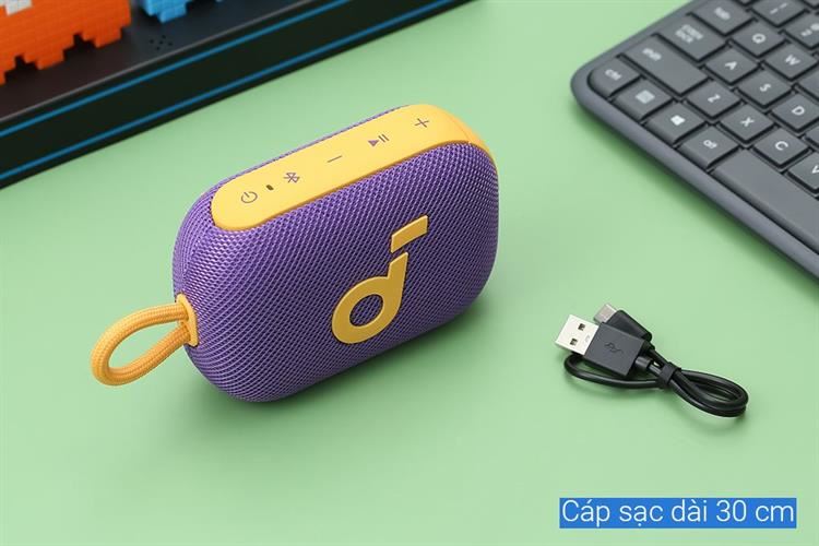 Loa Bluetooth soundcore Select 4 Go Màu Tím Lavender