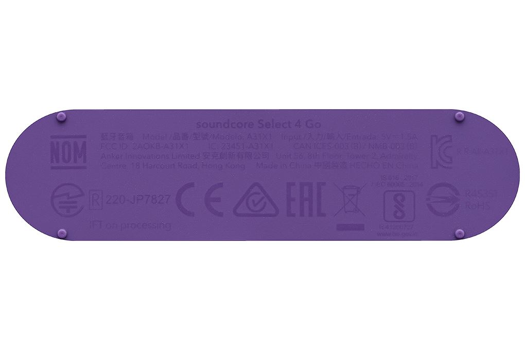 Loa Bluetooth soundcore Select 4 Go Màu Tím Lavender