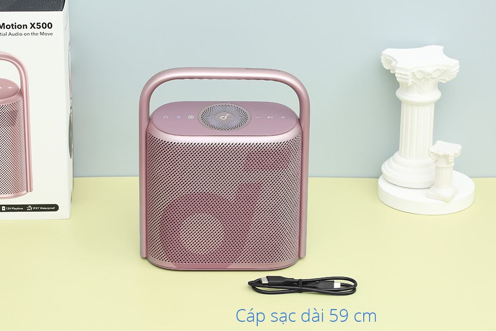Loa Bluetooth soundcore Motion X500 Màu Hồng