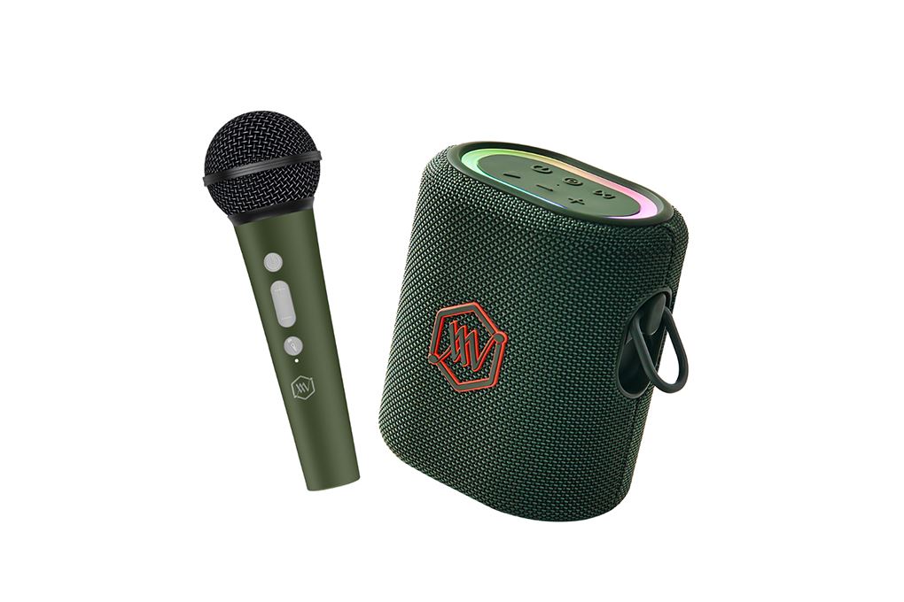Loa Bluetooth Alpha Works AW- SONIK Plus Màu Xanh dương - Xanh lá