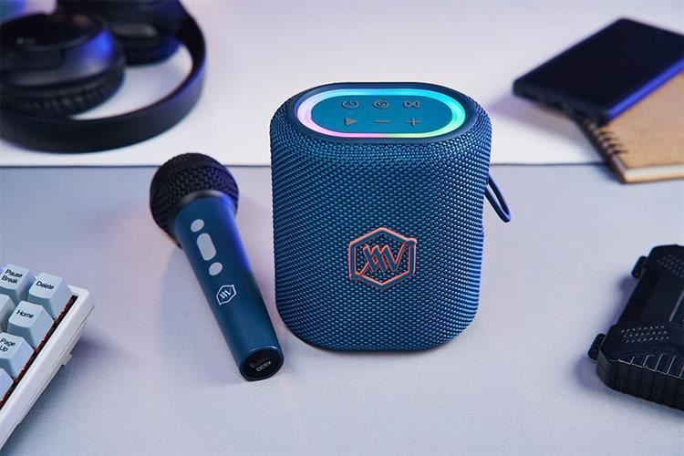 Loa Bluetooth Alpha Works AW- SONIK Plus Màu Xanh Dương