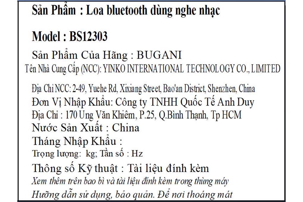 Loa Bluetooth BUGANi Brief Pro - 14