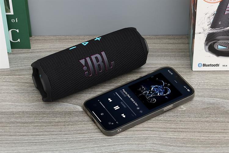 Loa Bluetooth JBL Flip 7 Màu Đen - Cam