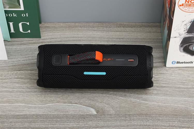 Loa Bluetooth JBL Flip 7 Màu Đen - Cam