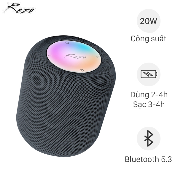 Loa Bluetooth Rezo TouchBass1