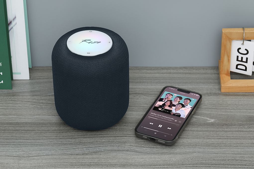 Loa Bluetooth Rezo TouchBass1 Màu Xám