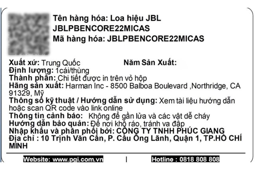 Loa Bluetooth JBL Partybox Encore 2 2Mic Màu Đen