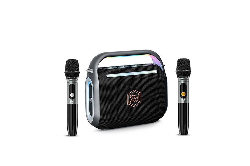 Loa Bluetooth Party Alpha Works Sonik 120 VNE Màu Đen