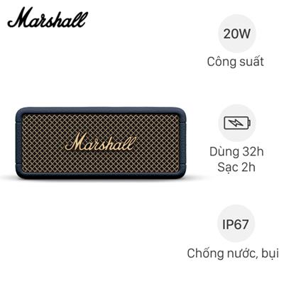 Loa Bluetooth Marshall Emberton III Xanh Bóng Đêm