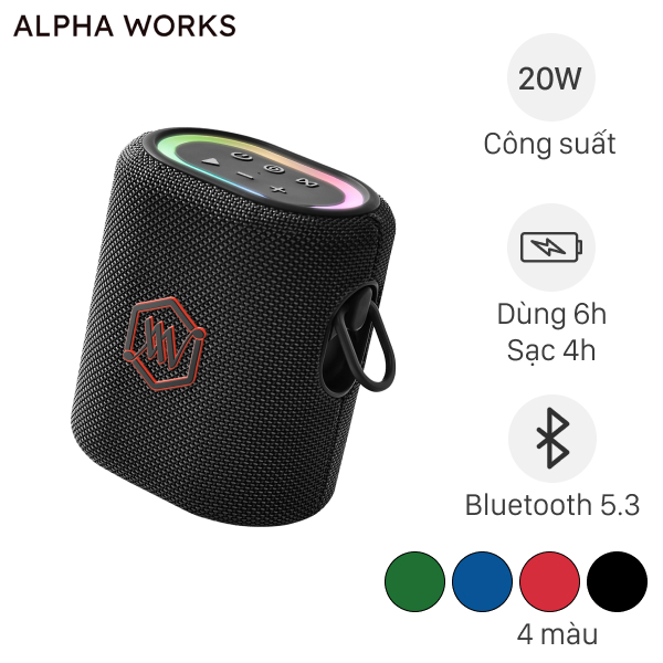 Loa Bluetooth Alpha Works AW- SONIK