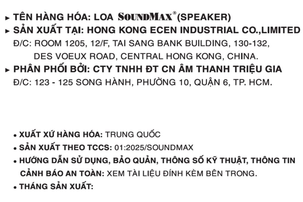 Loa vi tính Bluetooth SoundMax A838/2.1 Màu Đen