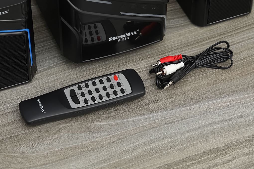 Loa vi tính Bluetooth SoundMax A838/2.1 Màu Đen